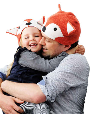 Adult and Kids Animal Hats and Tail Costume Sets