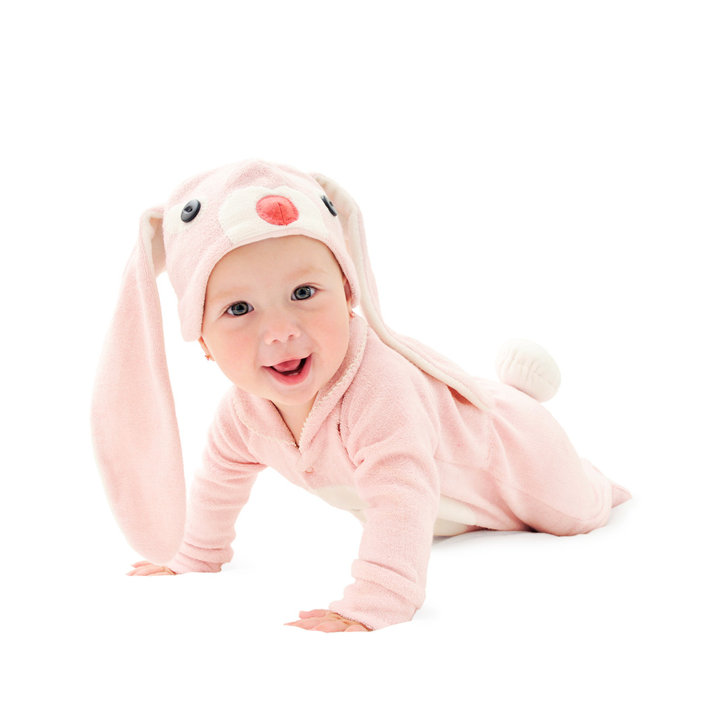 Baby pink bunny costume deals