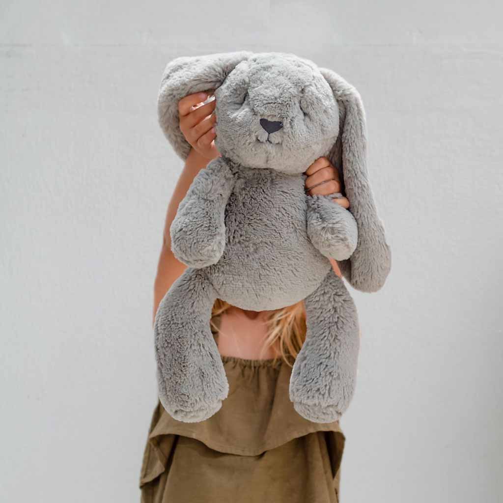 Grey Bunny Huggie Plush Toy | Lil' Creatures