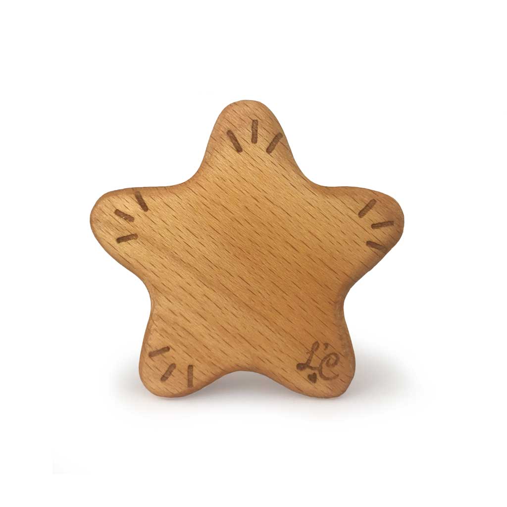 Lil' Christmas Wooden Star Rattle – Lil' Creatures